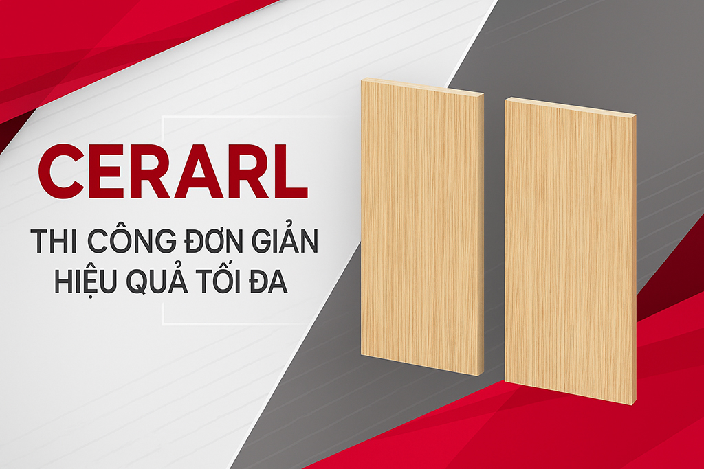 CERARL thi công đơn giản - hiệu quả tối đa