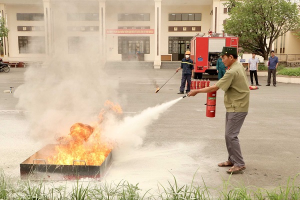 Các bước trong quy trình tổ chức chữa cháy