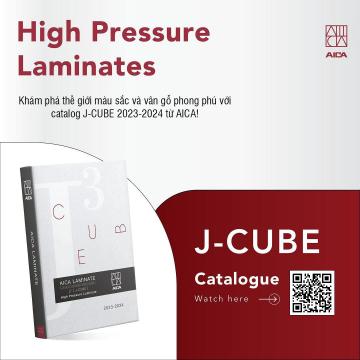 AICA giới thiệu catalog laminate J-CUBE 2023-2024!