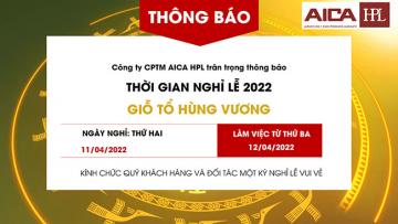 Thông báo nghỉ lễ Giỗ Tổ Hùng Vương 2022