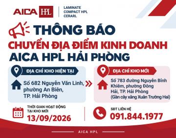 THÔNG BÁO THAY ĐỔI ĐỊA ĐIỂM KINH DOANH KHO HẢI PHÒNG