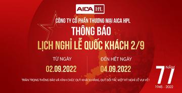 Thông báo nghỉ lễ quốc khánh 2/9